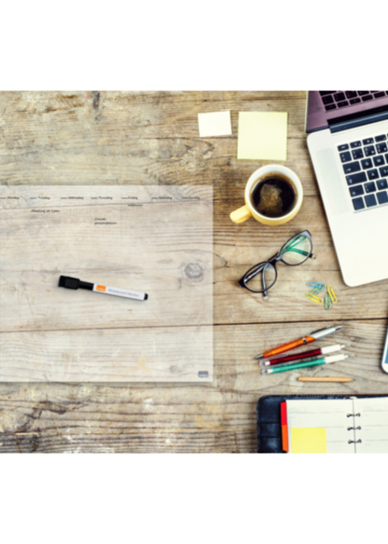 Nobo Weekplanner Nobo transparant acryl A4