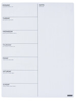 Desq Planning hebdomadaire magnétique Desq 40x30cm