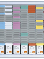 Nobo Planbord Nobo week 8 panelen met 24 sleuven nr.2