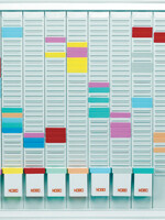 Nobo Planbord Nobo maand 12 panelen met 32 sleuven nr.1.5
