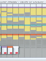 Nobo Planning annuel Nobo 12 panneaux à 32 fentes n°2