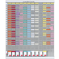 Nobo Planning annuel Nobo 12 panneaux 54 fentes n°2