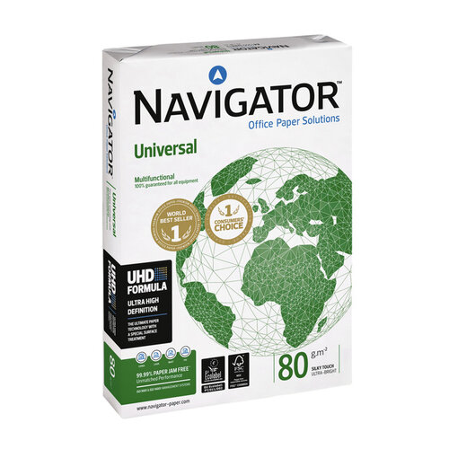 Navigator Kopieerpapier Navigator Universal A3 80gr wit 500vel