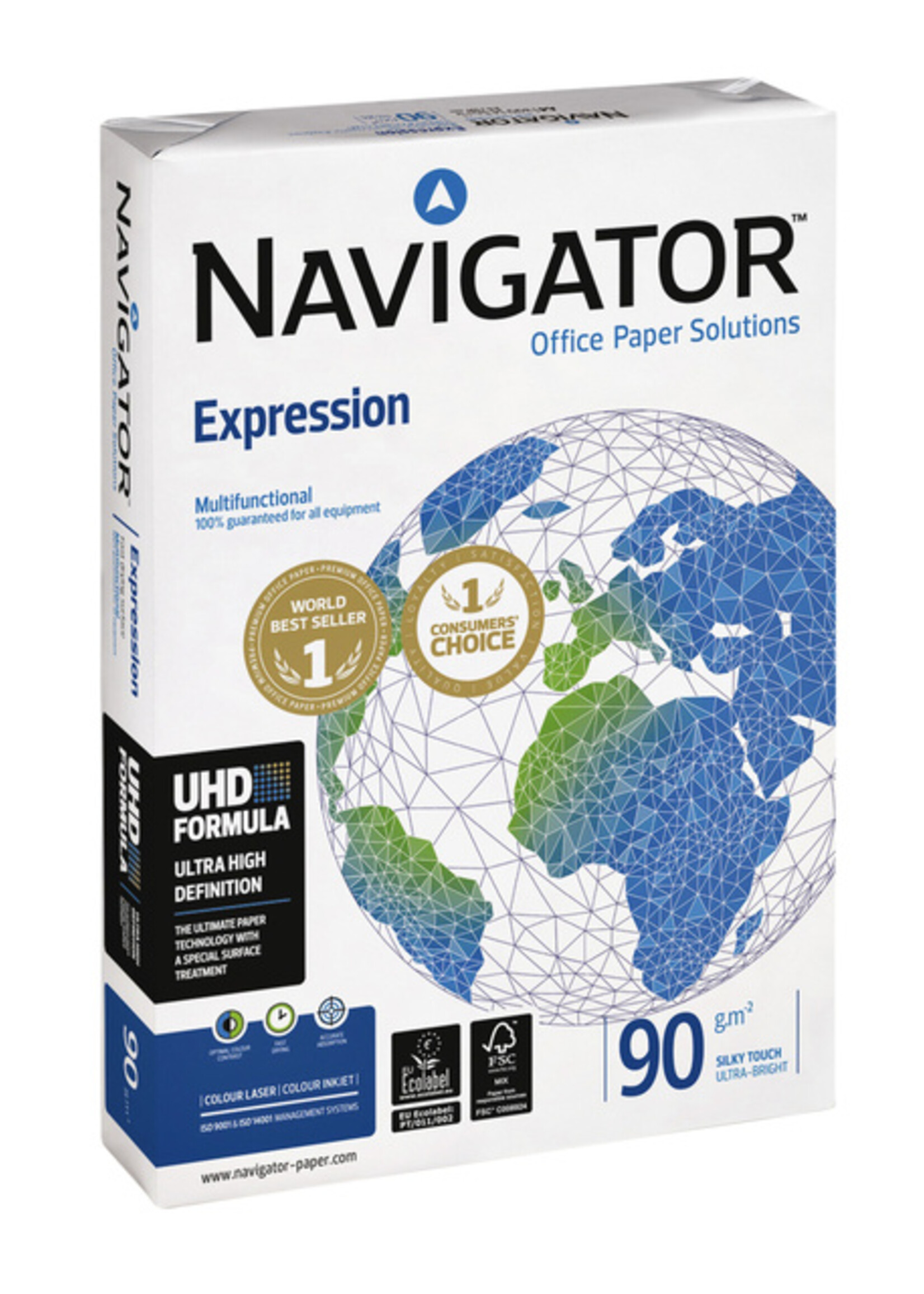 Navigator Papier copieur Navigator Expression A4 90g blanc 500fls