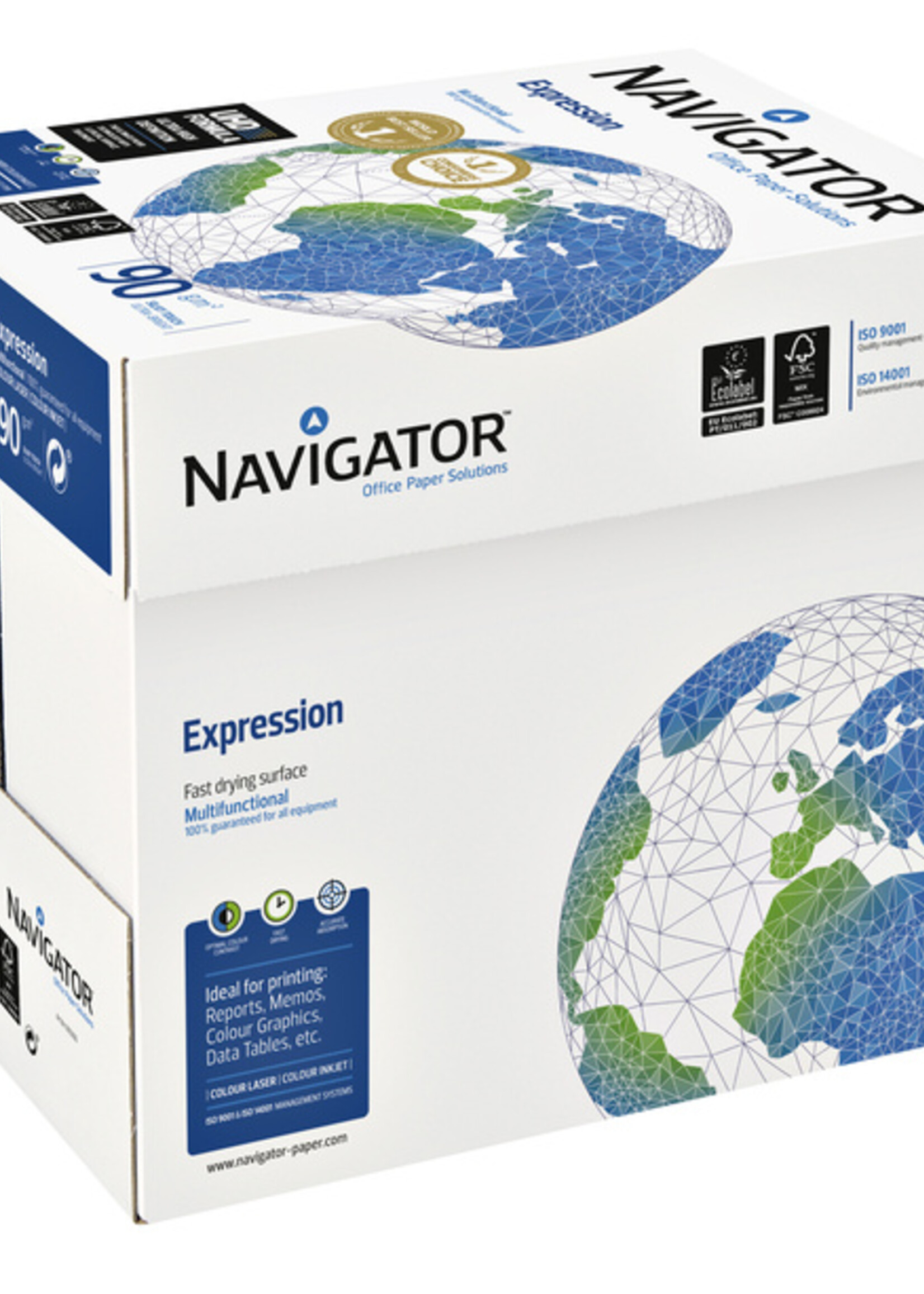 Navigator Kopieerpapier Navigator Expression A4 90gr wit 500vel