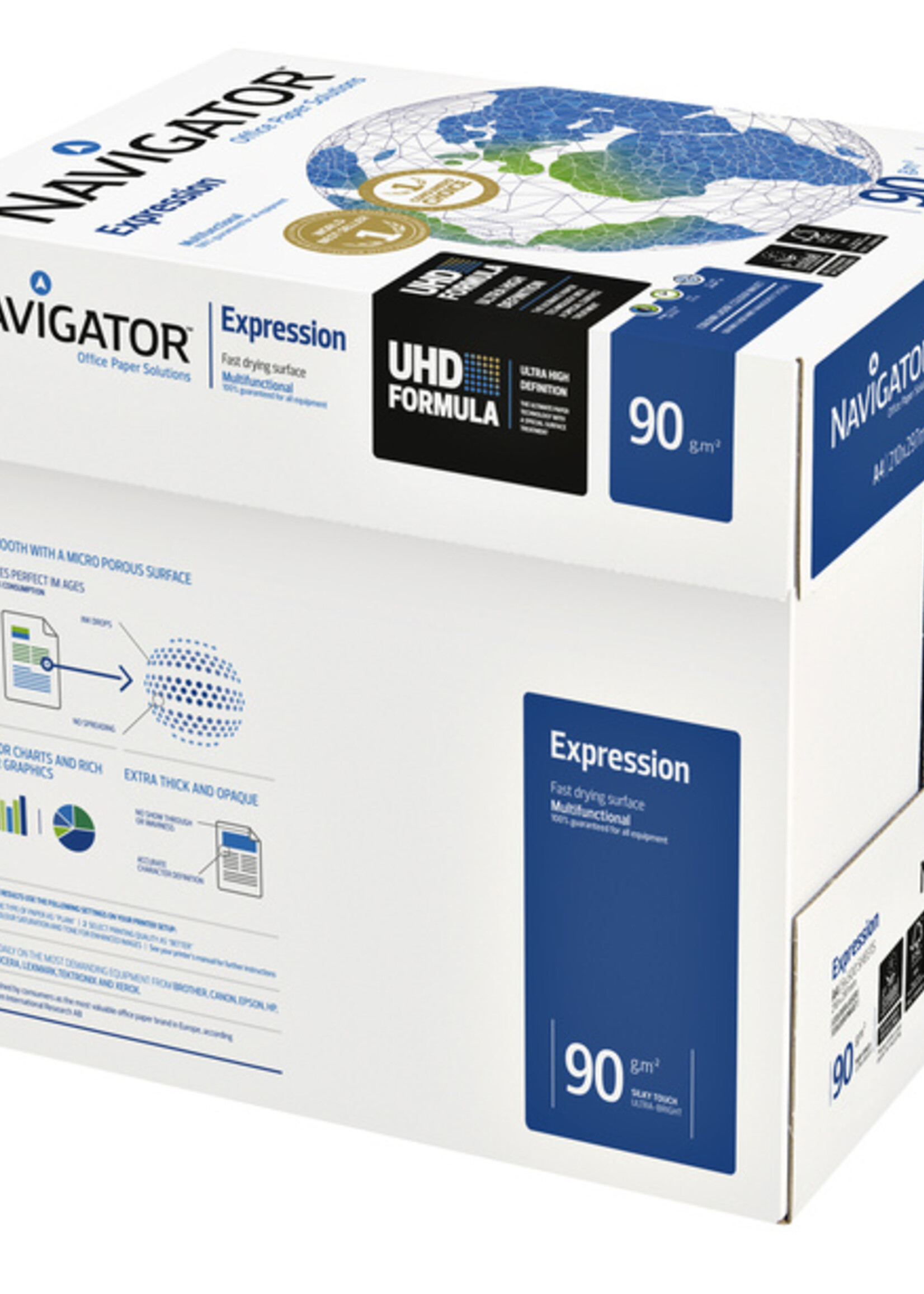 Navigator Papier copieur Navigator Expression A4 90g blanc 500fls