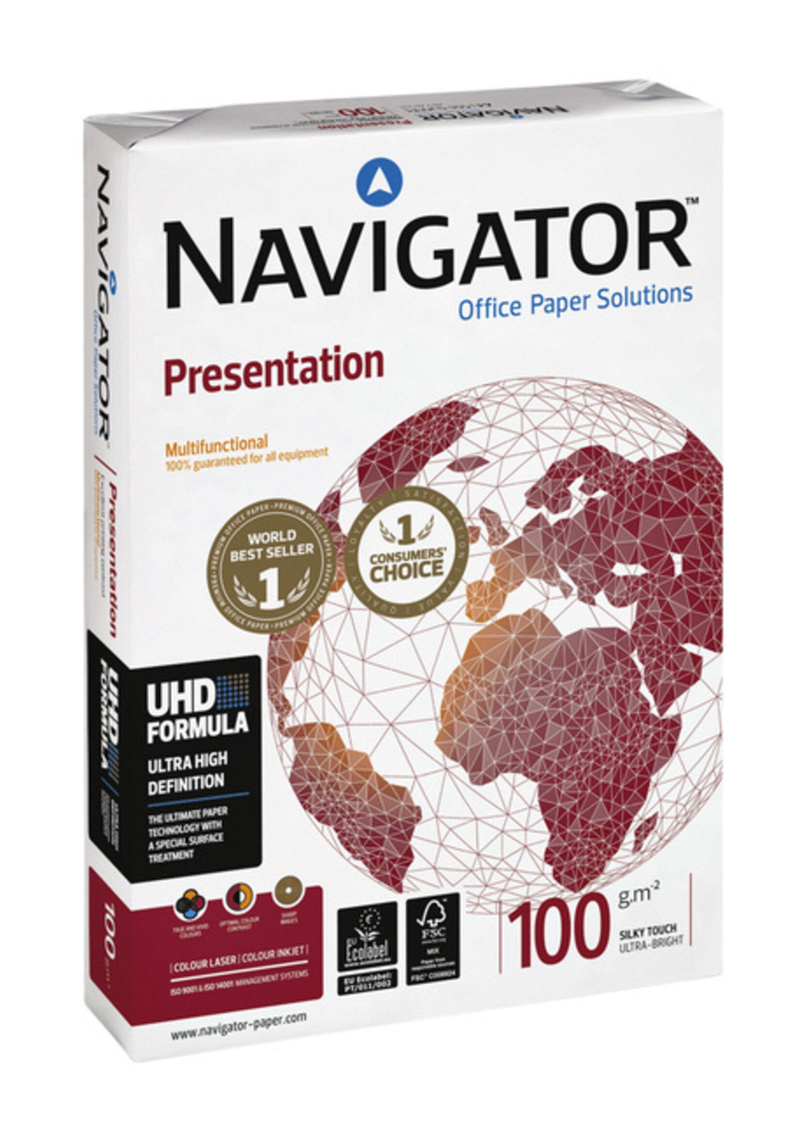 Navigator Kopieerpapier Navigator Presentation A3 100gr wit 500vel