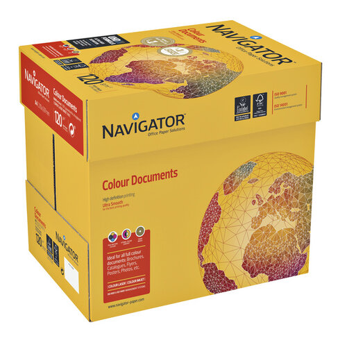 Navigator Kopieerpapier Navigator Colour Documents A4 120gr wit 250vel