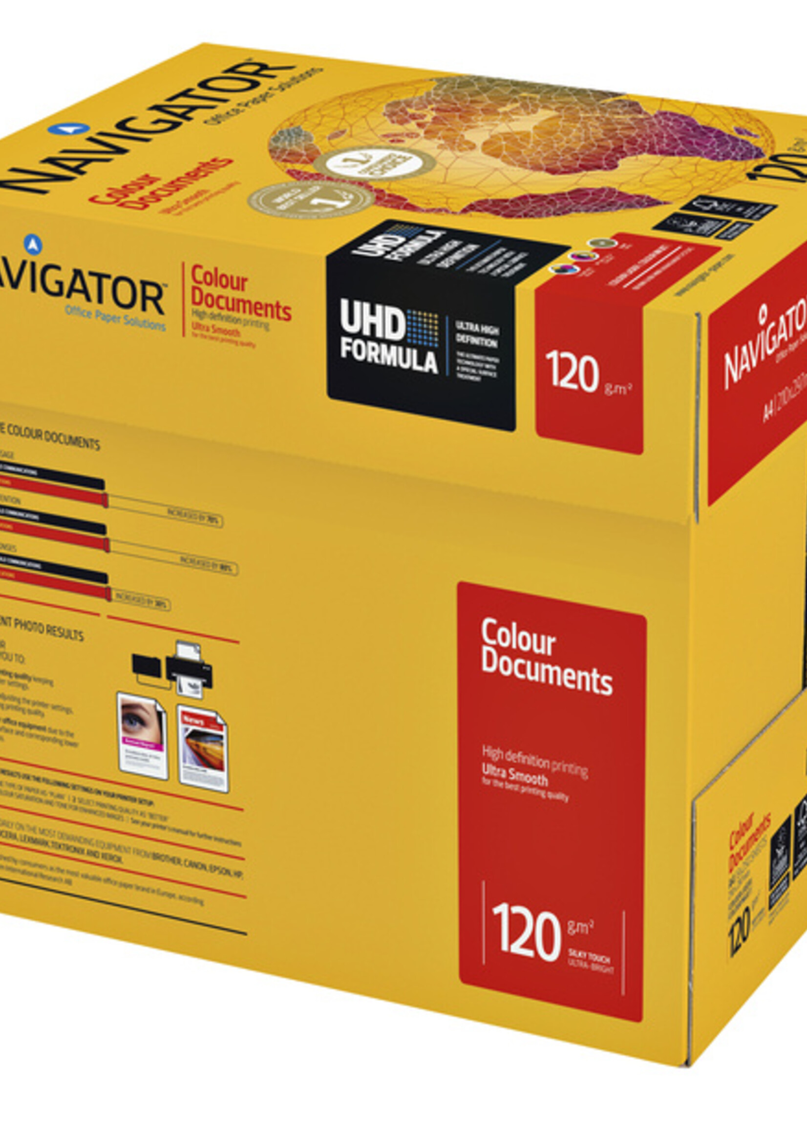 Navigator Papier copieur Navigator Colour Doc A4 120g blanc 250fls