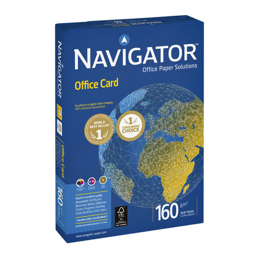 Navigator Kopieerpapier Navigator Office Card A4 160gr wit 250vel