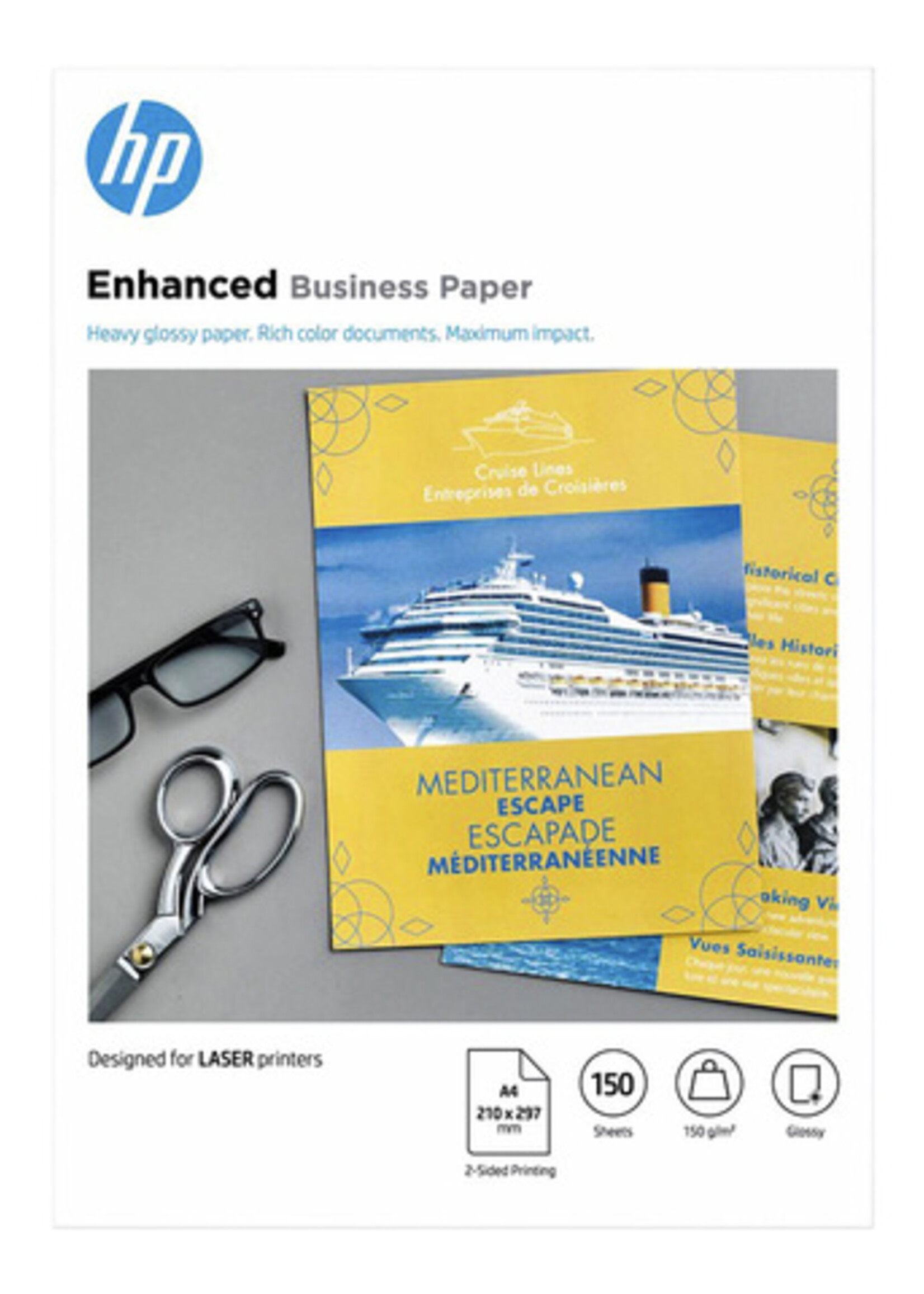 HP Papier photo laser HP CG965A 150g A4 brillant 150 feuilles