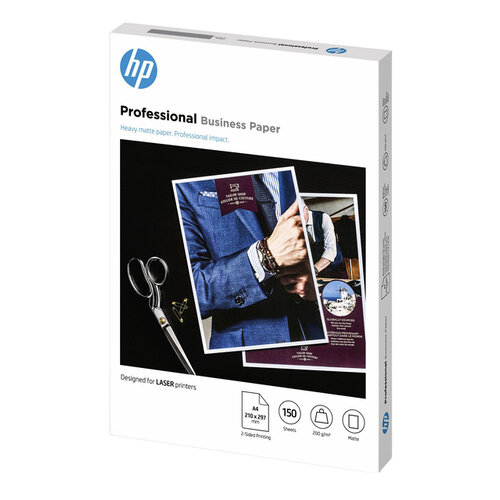 HP Fotopapier laser HP 7MV80A 200gr A4 mat wit 150vel