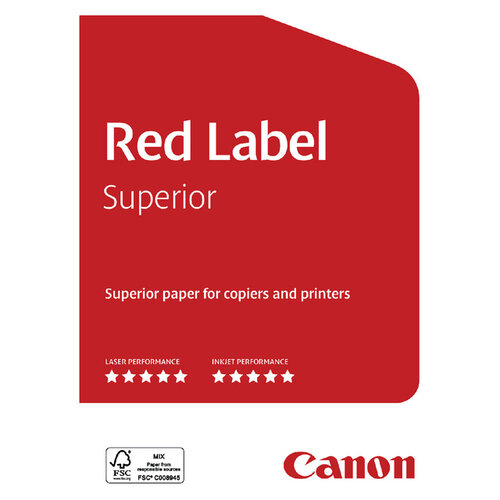 Canon Papier copieur Canon Red Label Superior A4 80g blanc 500fls