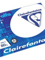 Clairefontaine Kopieerpapier Clairefontaine Clairalfa A4 80gr wit 500vel