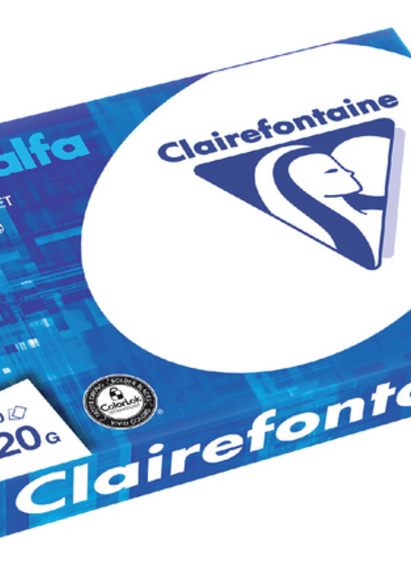 Clairefontaine Kopieerpapier Clairefontaine Clairalfa A4 120gr wit 250vel