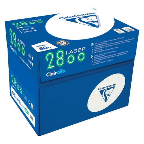 Clairefontaine Kopieerpapier Clairefontaine laser A4 80gr wit 500vel