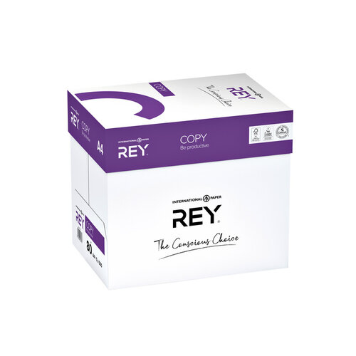 Rey Kopieerpapier Rey Copy A4 80gr wit 500vel