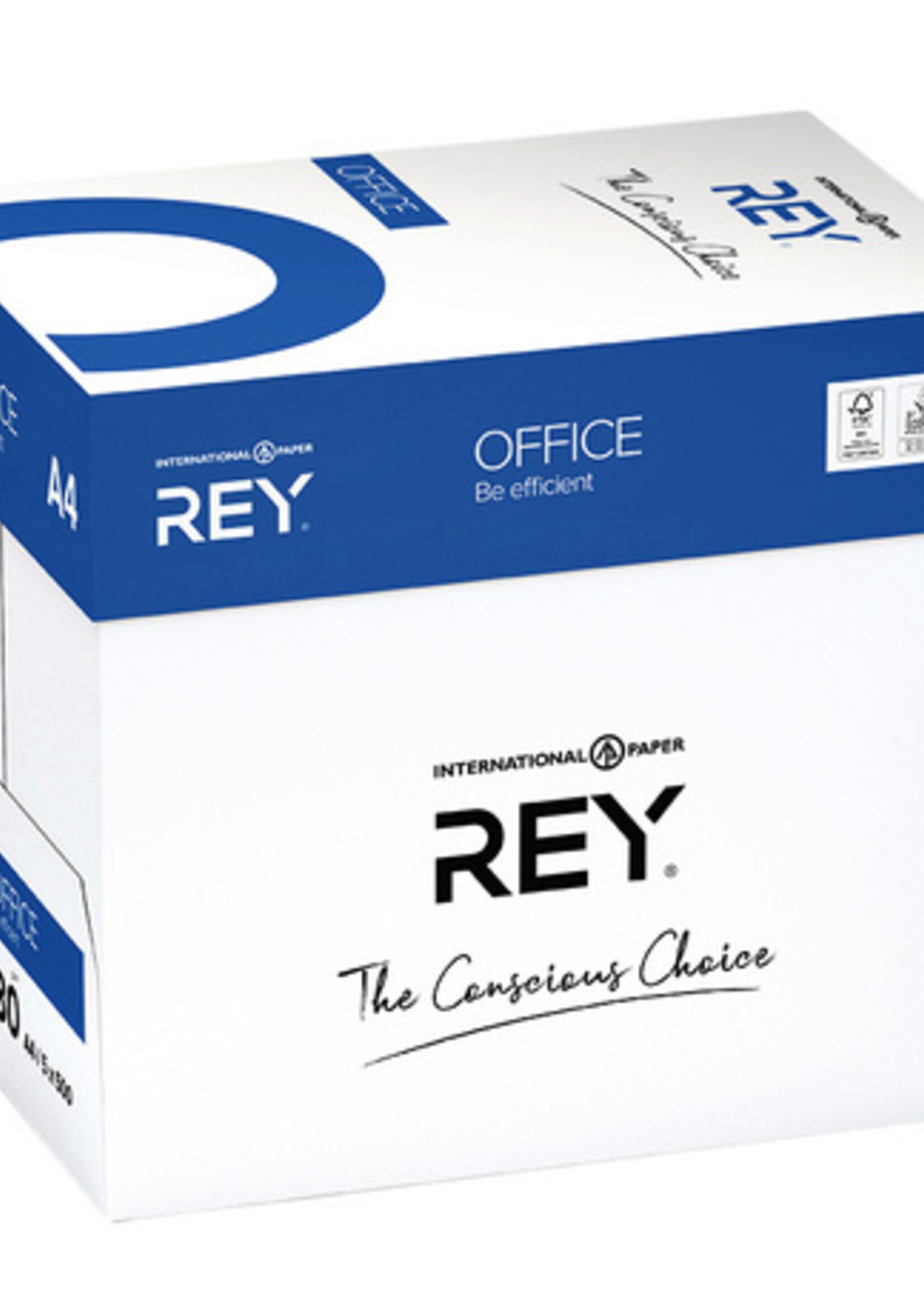 Rey Papier copieur Rey Office A4 80g blanc 500 feuilles