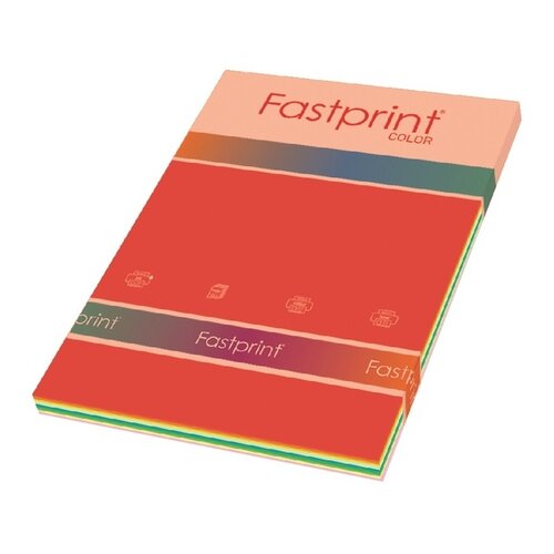 Fastprint Kopieerpapier Fastprint A4 80gr 10kleuren x25vel 250vel