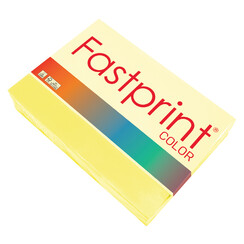 Papier copieur Fastprint A4 80g jaune soufre 500 feuilles