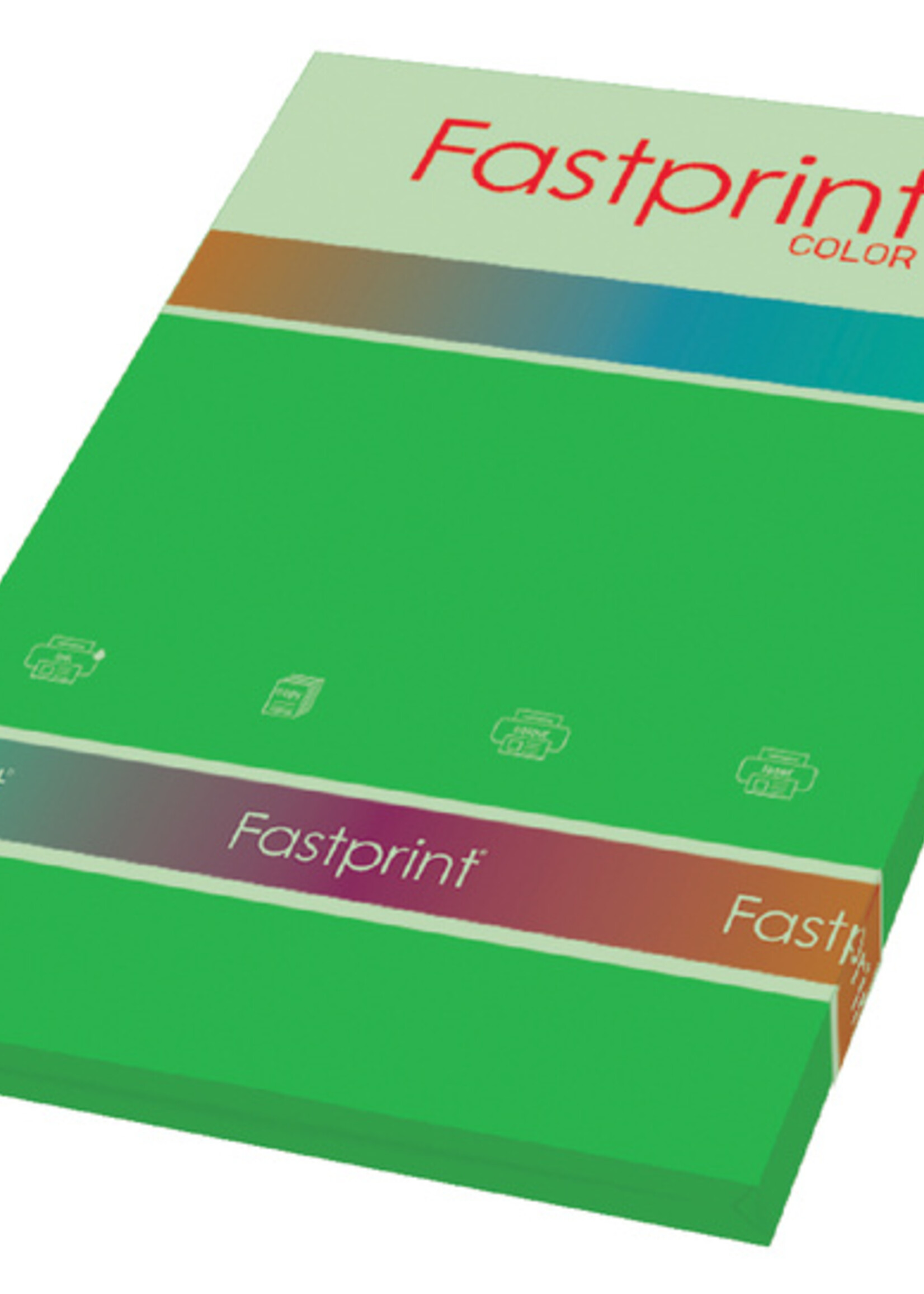 Fastprint Kopieerpapier Fastprint A4 120gr grasgroen 100vel