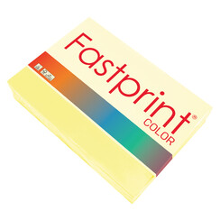 Papier copieur Fastprint A4 120g jaune 250 feuilles