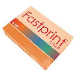 Papier copieur Fastprint A4 120g orange 250 feuilles