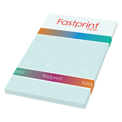 Papier copieur Fastprint A4 160g bleu clair 50 feuilles