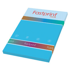 Papier copieur Fastprint A4 160g bleu azur 50 feuilles