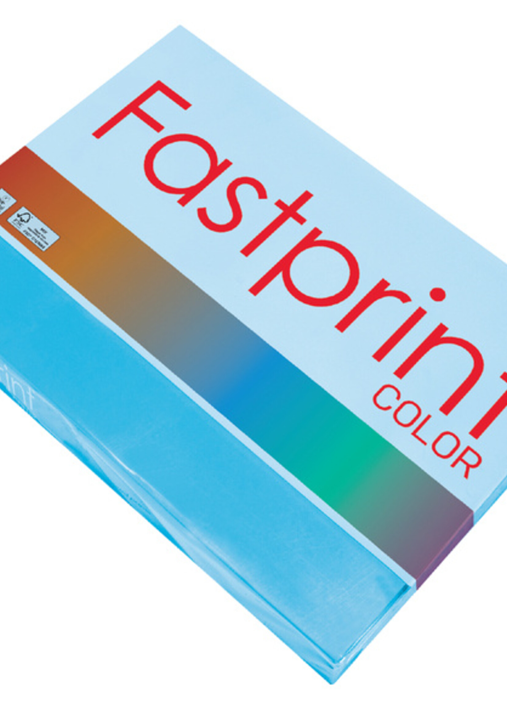 Fastprint Papier copieur Fastprint A4 160g bleu azur 250 feuilles
