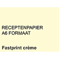 Fastprint Receptpapier Fastprint A6 80gr creme 2000vel