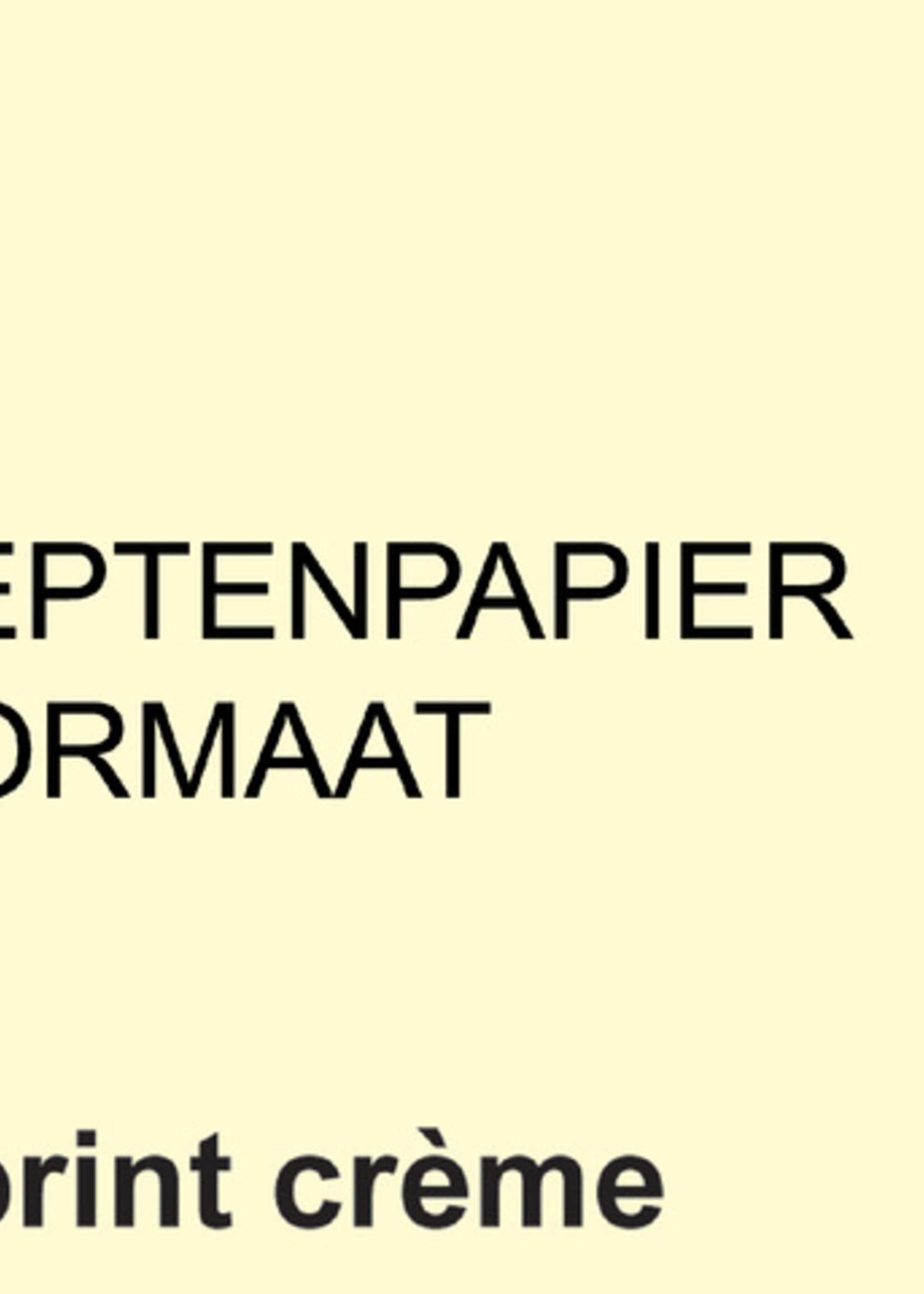 Fastprint Receptpapier Fastprint A6 80gr creme 2000vel