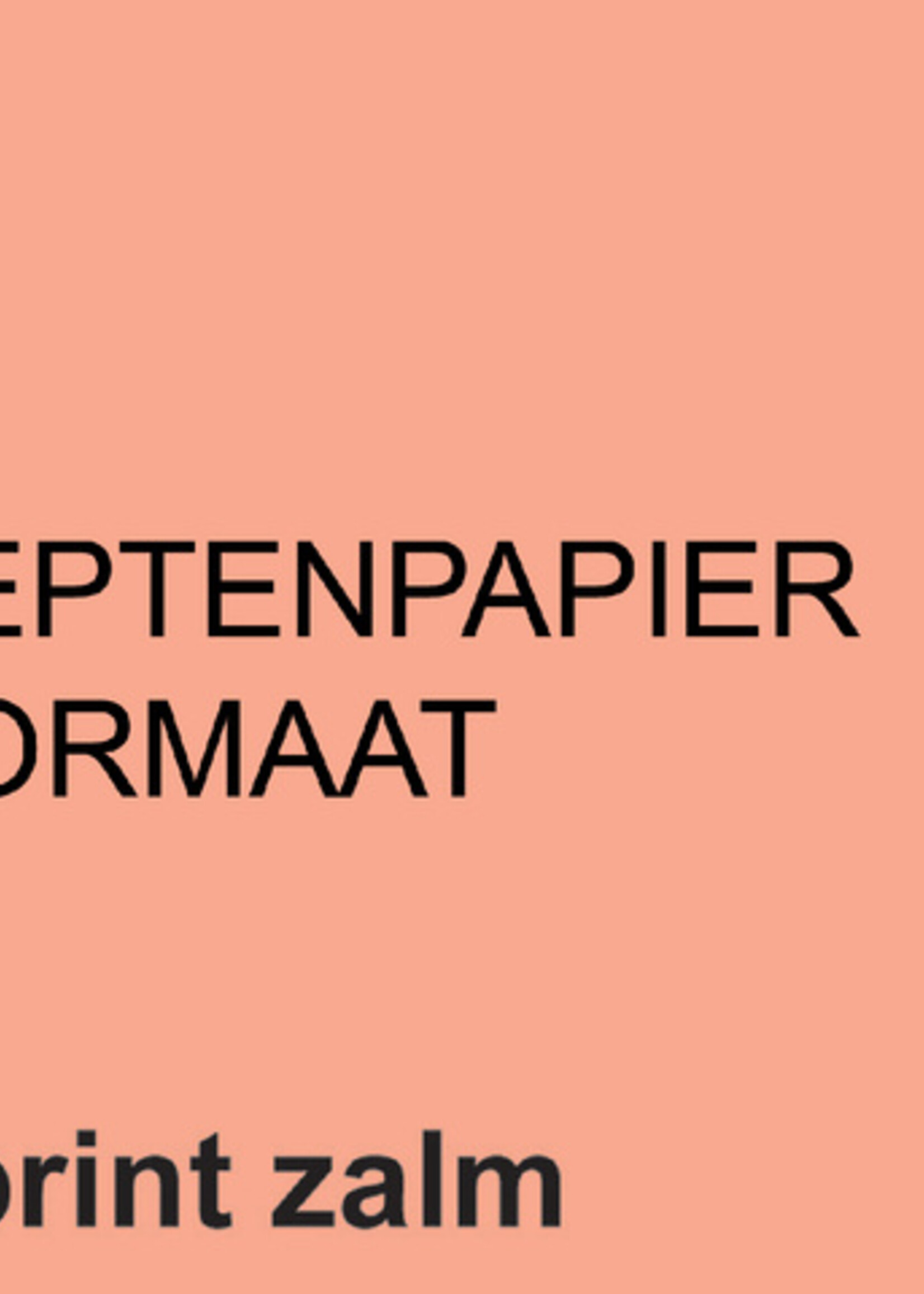 Fastprint Receptpapier Fastprint A6 80gr zalm 2000vel
