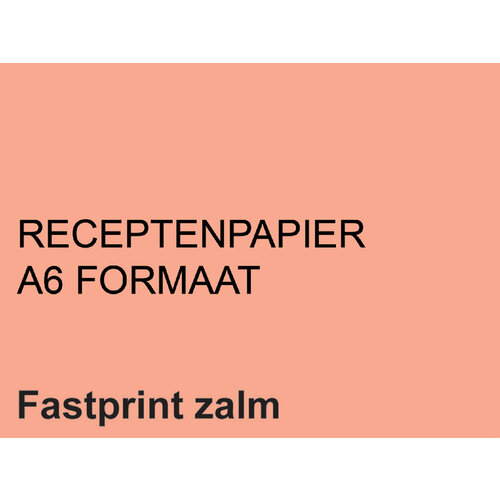 Fastprint Papier ordonnances Fastprint A6 80g saumon 2000 feuilles