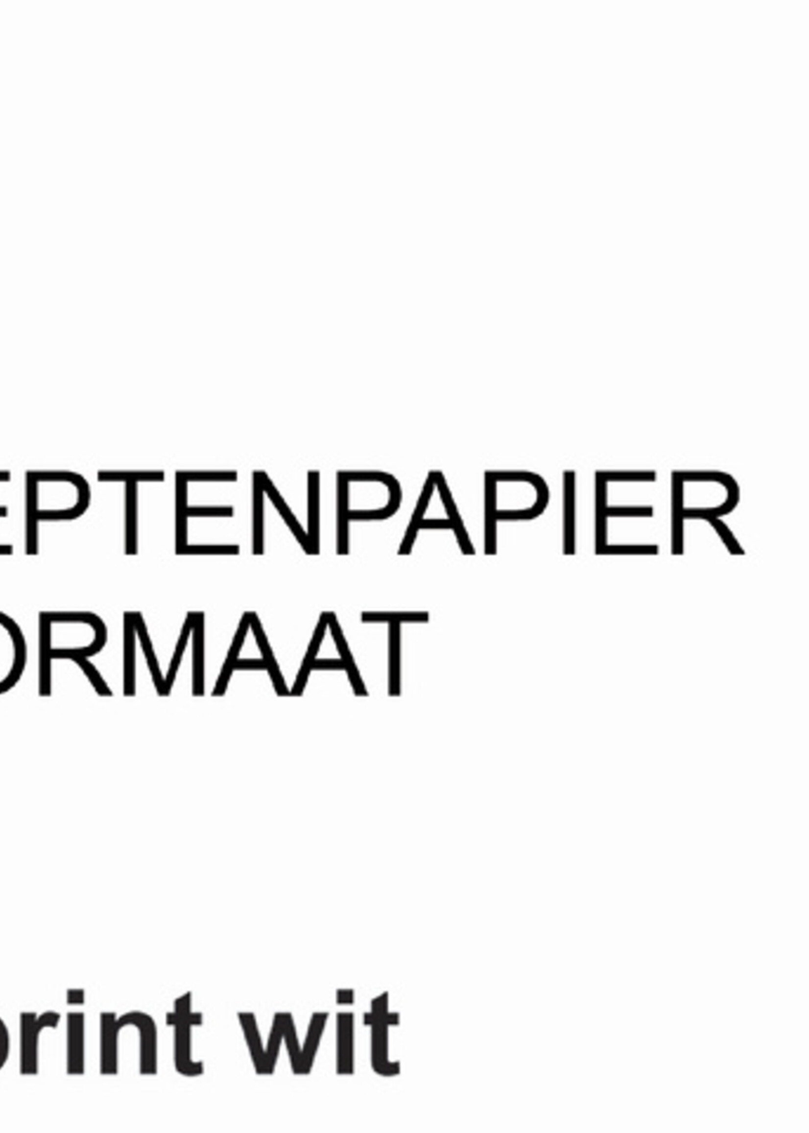 Fastprint Receptpapier Fastprint A6 80gr wit 2000vel