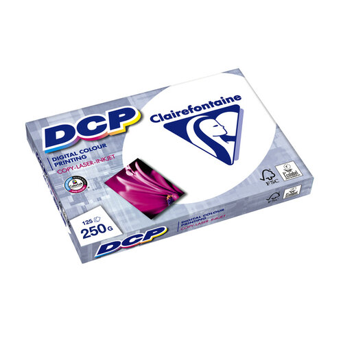 Clairefontaine Laserpapier Clairefontaine DCP A4 250gr wit 125vel