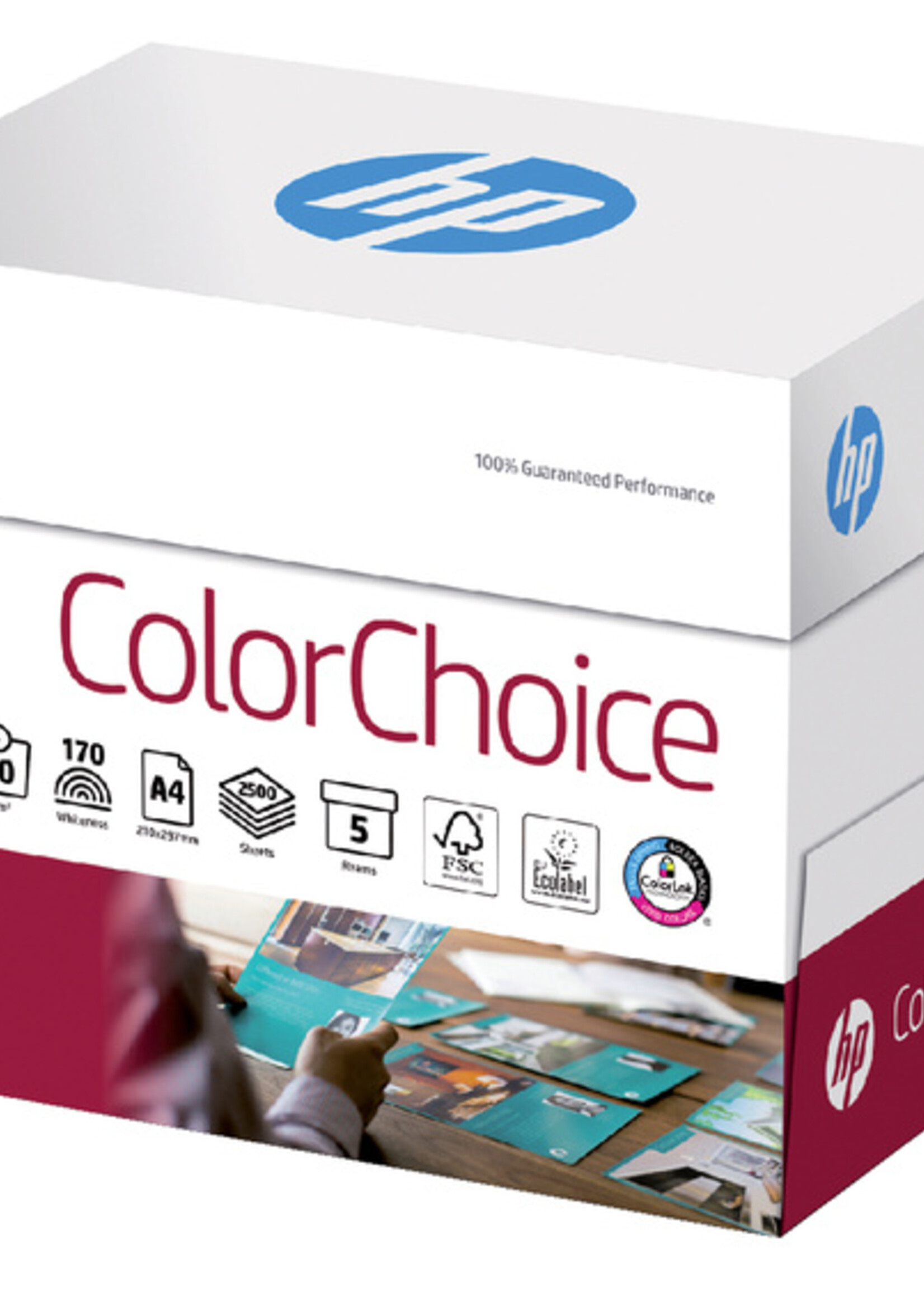 HP Kleurenlaserpapier HP Color Choice A4 90gr wit 500vel