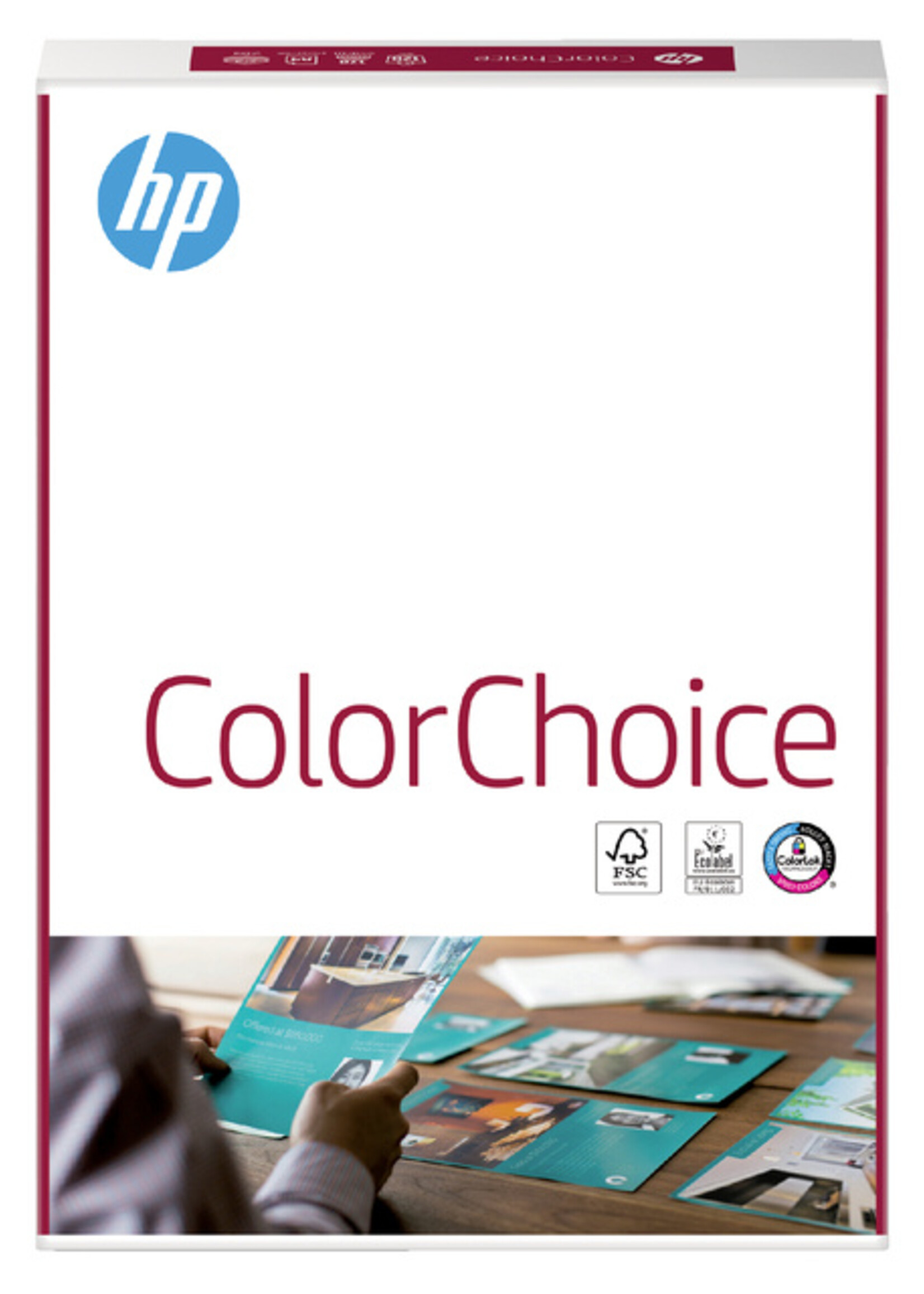 HP Kleurenlaserpapier HP Color Choice A4 120gr wit 250vel