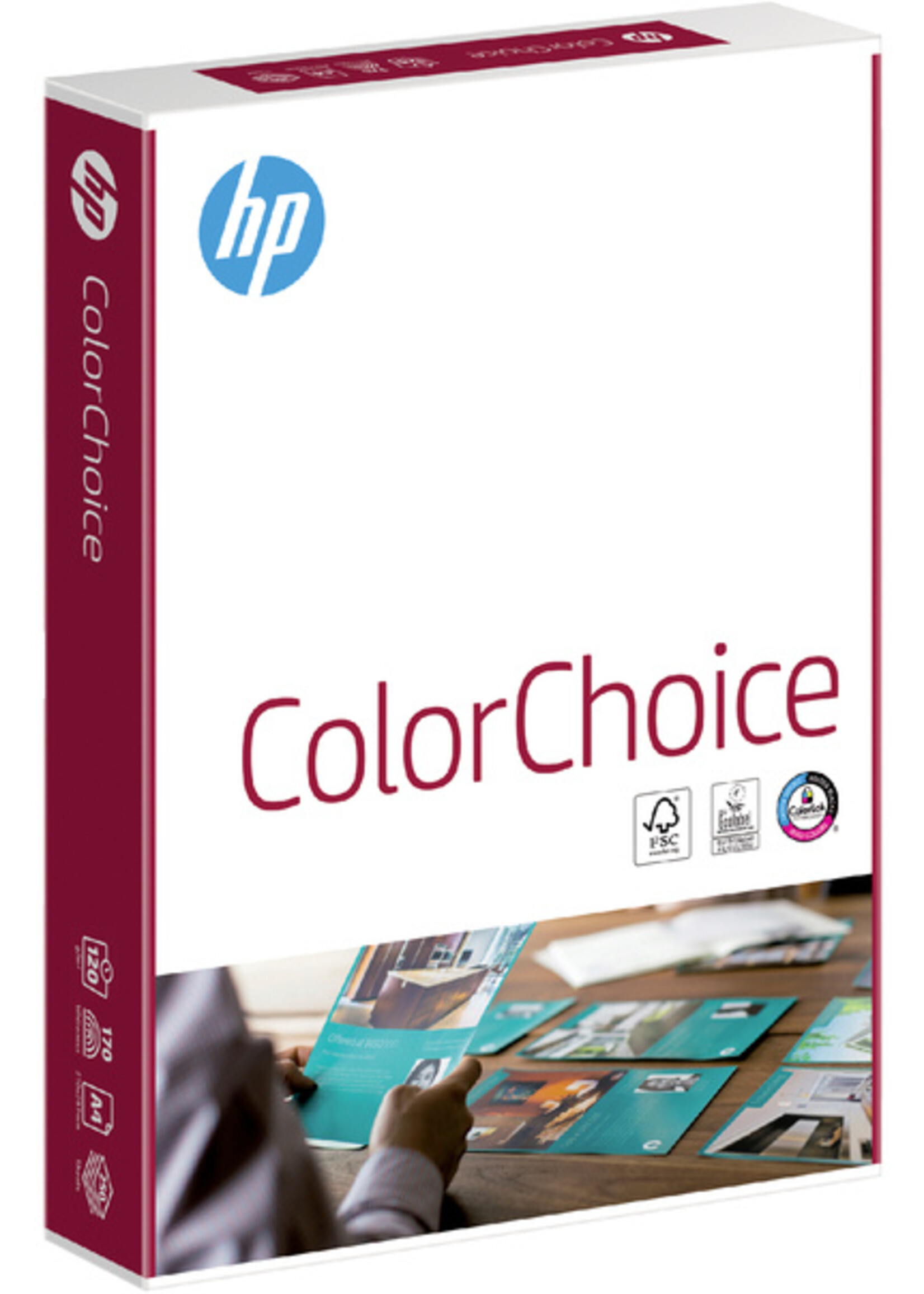 HP Kleurenlaserpapier HP Color Choice A4 120gr wit 250vel