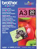 Brother Fotopapier Brother BP-71 A3 260gr glossy 20vel