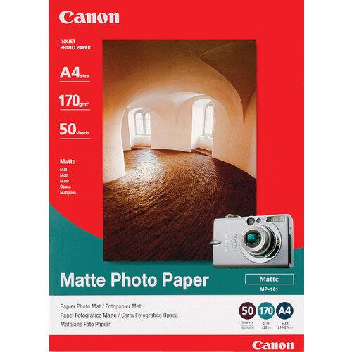 Canon Papier jet d’encre Canon MP-101 A4 170g mat 50 feuilles