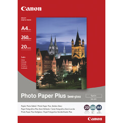Papier jet d’encre Canon SG-201 A4 260g semi-brill 20 fls
