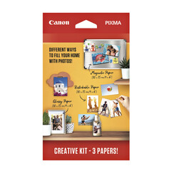 Papier photo Canon Nkit Creative Kit 3 sortes papier