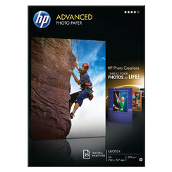 Inkjetpapier HP Q5456A A4 advanced 250gr 25vel