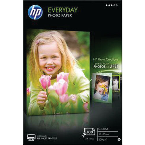 HP Inkjetpapier HP CR757A 10x15cm photo glossy 200gr 100vel