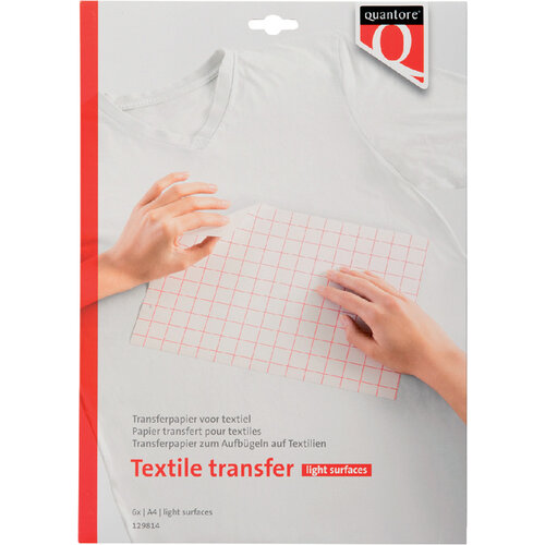 Quantore Transfert pour textile Quantore vêtement clair