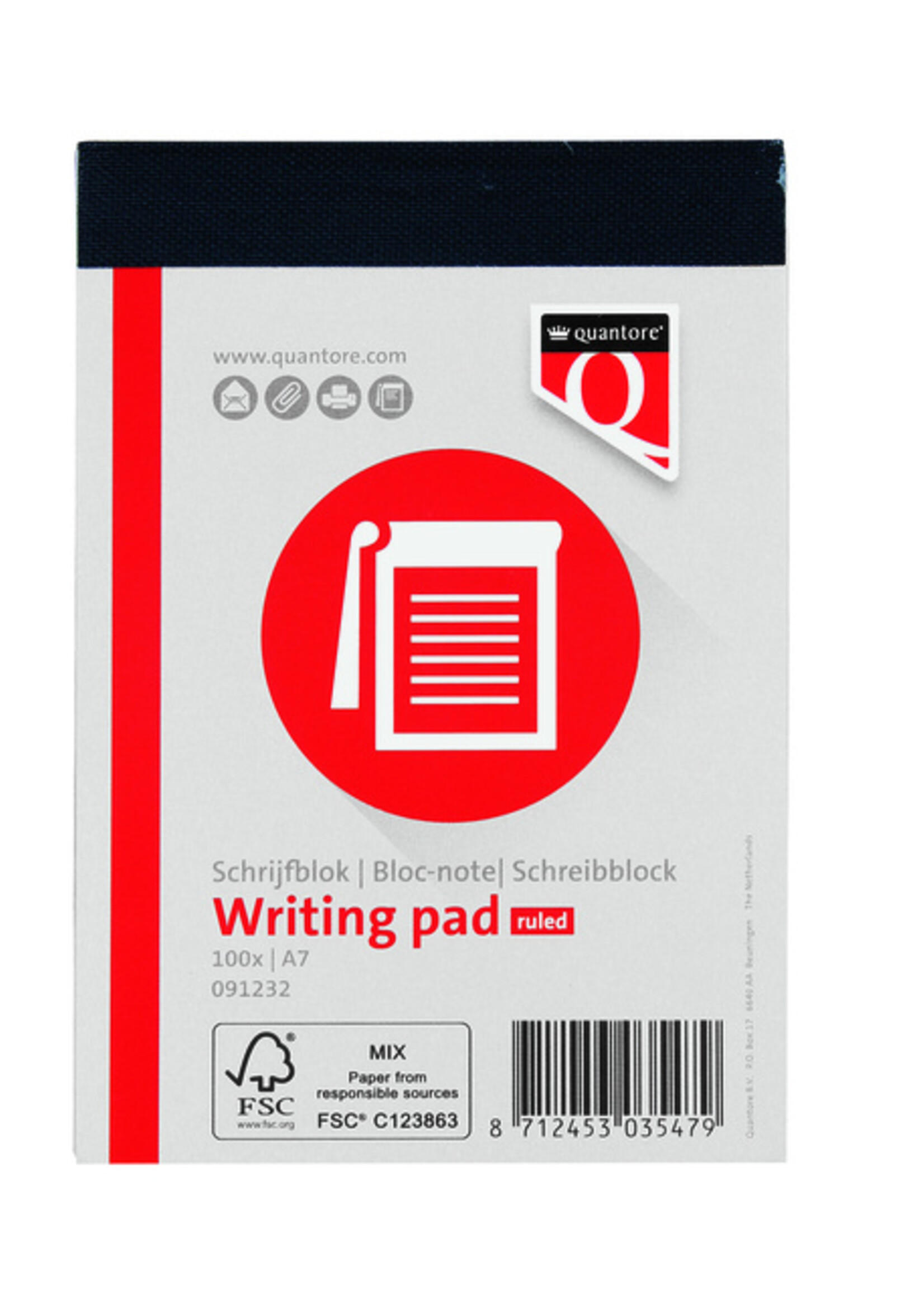 Quantore Bloc-notes Quantore A7 ligné