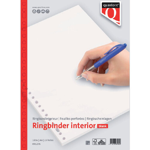 Quantore Interieur Quantore A4 23-gaats blanco 100vel