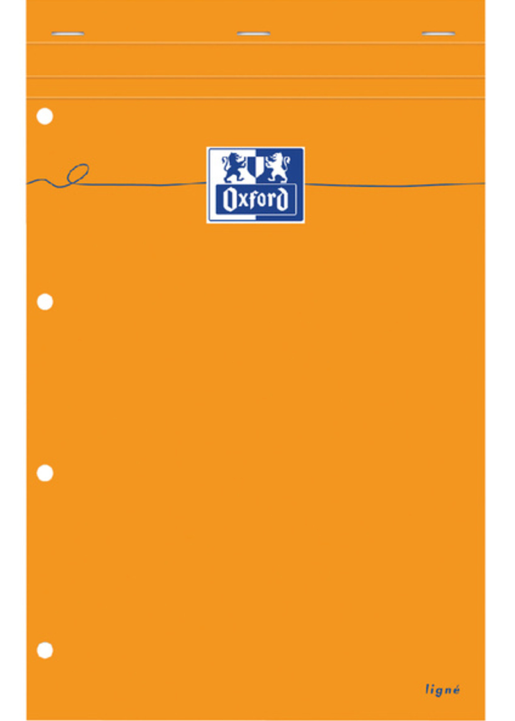 Oxford Bloc de cours Oxford Everyday A4+ ligné 80 feuilles 90g jaune