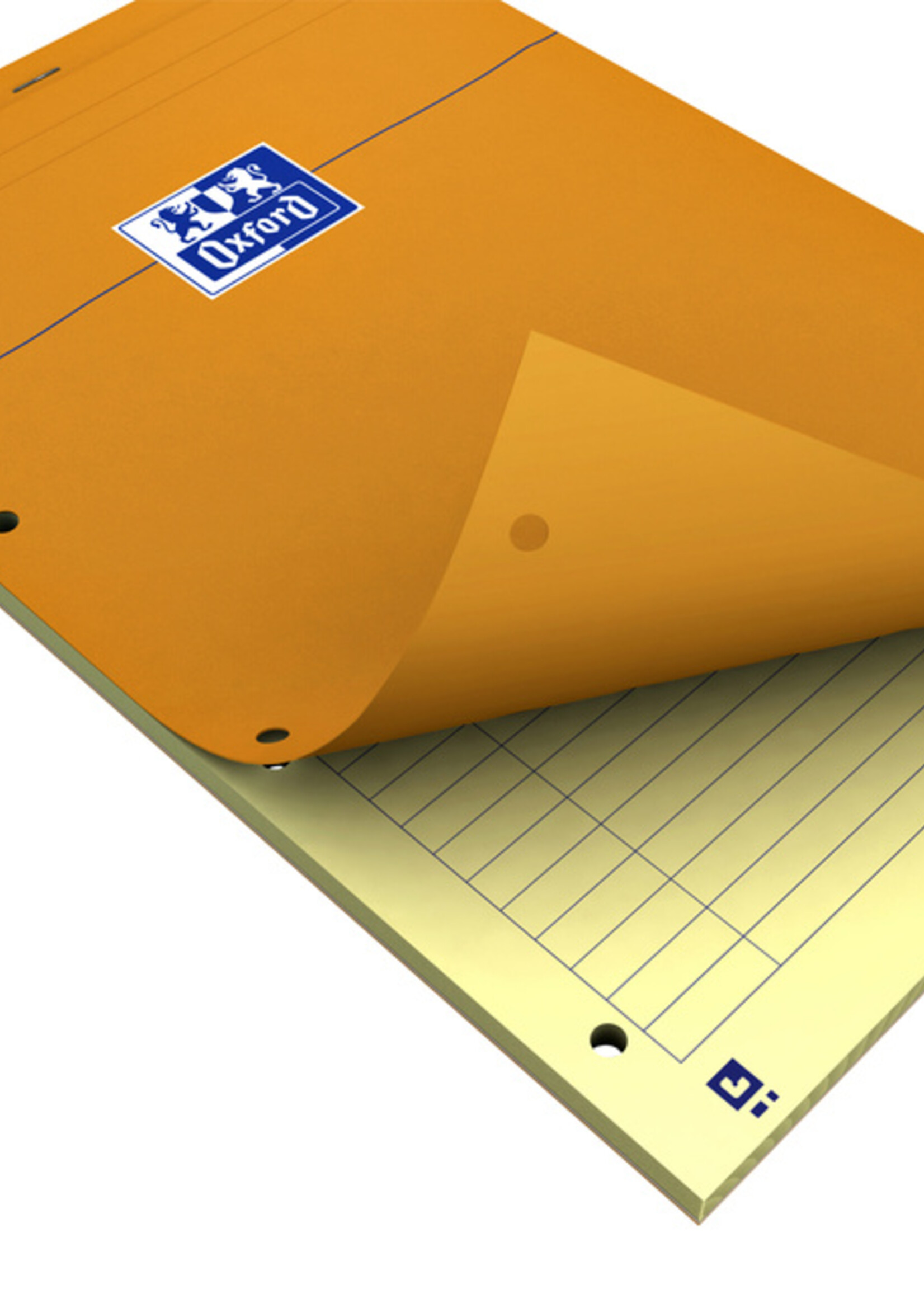 Oxford Bloc de cours Oxford Everyday A4+ ligné 80 feuilles 90g jaune